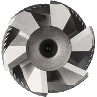 Fraise C403 Gesamt-L.186mm L.125.5mm HSS-E Brut 30 degrés Z.6