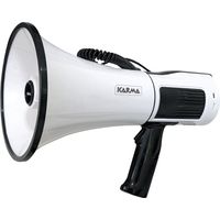 Karma Italiana GT 1231BT Megaphon Drinnen/Draußen 18 W Schwarz, Weiß