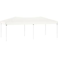 Tente de réception pliable, Pavillon, Pergola, Tente de jardin, Blanc 3x6 m OIB3986E