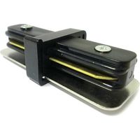 Giunto Lineare a I Connettore Per Binario Illuminazione Faretti Led Modello I Colore Nero Per Monofase