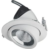 Plafonnier encastré tilt LUNA IP40 LED COB 38W 3954lm 41º Blanc