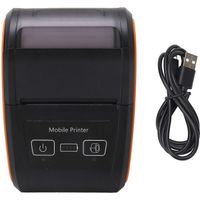 Imprimante thermique Bluetooth portable pour tickets de caisse, 58 mm, BT5.0, pour magasins de vêtements