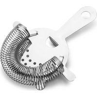 Ibili Cocktail-Sieb elegant aus Edelstahl Silber
