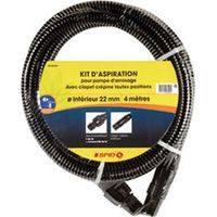 Absaugset für Pumpe, Durchmesser 22 mm, Kunststoffanschluss, Länge 7 m, Art.-Nr. - Dipra