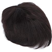 Postiches pour homme, perruque courte, extensions de cheveux noires, perte de cheveux, embouts de cheveux pour homme