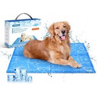 Alfombrilla refrescante para perros, gatos y otros animales, de gel, plegable, para cama, XXL, 110x70cm