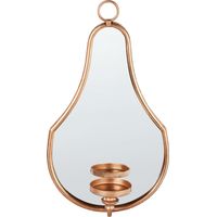 Wandkerzenhalter BAZARNES Metall 45 cm Gold