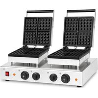 Macchina waffle belga doppia 8 cialde alla volta – VERTES