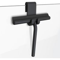 HONORNIC - Noir ,Raclette Douche Noir - Essuie-vitre avec Crochet de Suspension - Raclette Salle de Bain Tracteur Douche - Essuie-Glace et