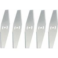 Cuchilla de repuesto para recortadora inalámbrica Garden Trim, cuchilla de metal, Superma, plateada, 5 piezas