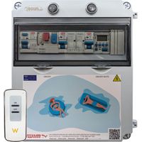 Cuadro Eléctrico +2CV 300W/AC Contactor Motor Clorador Mando ON/OFF