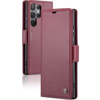 Phone Case - Faux Leather With Integrated Card Slot - Slim Protective Cover For Smartphones - Universal Fit - Single Unit