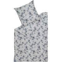 SPORTALM KITZBÜHEL Ropa de cama de satén PALMS - 1 unidad 140x200 cm, Azul