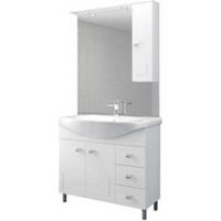 MOBILE BAGNO EVA 105 COMPLETO BIANCO