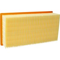 Vhbw – Filtre plissé plat pour aspirateur Kärcher NT 351 Eco – Filtration optimale – Utilisation sec et humide – Dimensions 21,3 x 11,5 x 5,5 cm