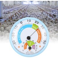 Thermomètre-hygromètre à cadran pour serre agricole