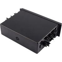 Pochette de rangement double couche pour gobelets et radio auto