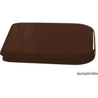 WALDORF Soft Close Toilet Seat, noyer/ bronze