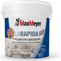 IDROPITTURA MAX LAVABILE LA RAPIDA 4 L BIANCO OPACO