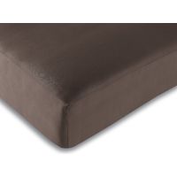 Drap housse 57 fils/cm² toutes dimensions - Choco - 160 x 200 cm - Choco -