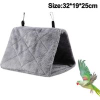 Hamaca para loros Jaula de pájaros Nido de loro Casa de felpa Tienda de campaña Cama Nido de pájaro cálido o Juguete de jaula para Guacamayo Periquito Cacatúa Canario