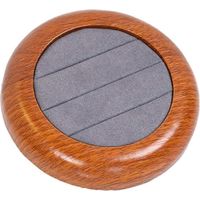 Schmucktablett, Ringablage, Tischtablett, Ohrring-Präsentationstablett für Damen, Ringpräsentation für Fotografie, Live-Übertragung, Shop-round gray