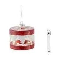 Adorno de Navidad frendo Sirius Home Elly rojo 70 mm