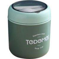 HONORNIC - Thermos for hot food, insulated food containers, stainless steel food thermos with folding spoon