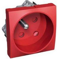 Schneider ALB45216 - Steckdose Altira Rotoclip 2P+E rot - mechanische Kodierung 16A