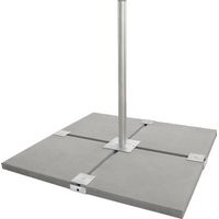HDSAT IRON 5 Support Balcon/Terrasse pour Parabole satellite - Haute Stabilité - Roof Palette pour Dalles 50 x 50 cm