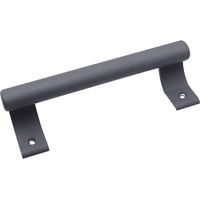 8 pouces en alliage d'aluminium poignée de porte coulissante balcon poignée de porte en verre armoire de salle de bain poignée de porte de grange poignée en métal moderne (Gris)