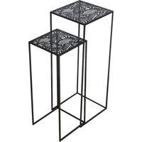 Lot de 2 Sellettes - HOME DECO FACTORY - HAVANA - Métal - Gigogne