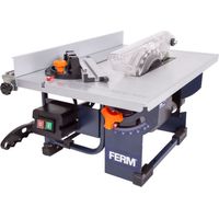 Ferm – Scie sur table 800W TSM1036 – Lame Ø200mm 24 dents – Moteur à induction pour sciage précis – Connexion aspirateur