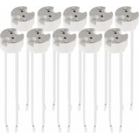 10 douilles gu5.3 - douille gu5.3 ou mr16 - support avec câble 12V - pour spots halogènes à LED et autres lampes à ampoule