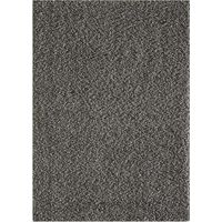 Tapis shaggy 120x170 gris tissé rectangle motif uni SG LOCA
