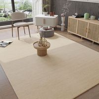 Tapis Loribaft Tapis Teppstar - Tapis en laine - 140x70cm, Rectangular - 100% Laine vierge - Tissé main - Blanc naturel