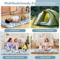 Matelas futon japonais, housse lavable, 90 x 200 cm