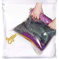 12 sacs de compression de voyage - Sacs gain de place - Sacs organisateurs de bagages - Sacs de rangement de voyage - Sacs sous vide de voyage