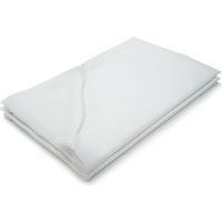 Lot de 2 alèses imperméables jetables avec élastiques Blanc 90x190 cm