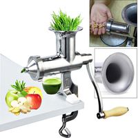 BL30 Extractor de jugo manual 304 Acero inoxidable para hierba de trigo y hierbas silvestres