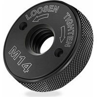 Ecrou de Serrage Rapide M14 Meuleuse,Serrage Rapide Accessoires de Meuleuses Angulaires pour Disque Diamant Meuler D'angle,Meule Abrasive,Bosch Black&Decker Metabo Dewalt Hichika einhell