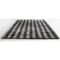 Tapis - - Effet Rayé Gris clair 170x230 cm