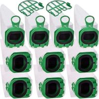 pair Sac à poussière compatible pour aspirateurs Vorwerk Vb100 Fp100 Accessoires pour aspirateurs Sacs Aspirateur A