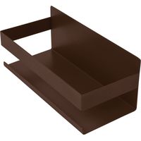 INOXLM Mensola Doccia, Autoadesivo Mensole Bagno Angolare Organizzatore, Mensola Cucina, Mensola per Cucina, Porta Spezie (Brown)