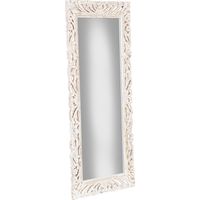 Espejo de pared de madera blanco 60x120x2,5h cm