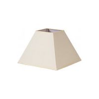 Lampenschirm Piramide Mezzo Pinza beige 12dx7dx10h Popelin-Stoff