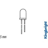 Led Bicolore + Bipolaire Rouge/verte 5mm - Blanc Diffusant