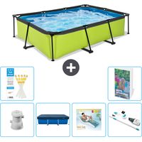 Exit-toys Piscina Exit Rettangolare - 300x200x65 cm - 7-pezzi S236