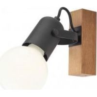 Lampada applique metallo e legno led taffi redo 012415
