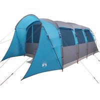 Tente familiale avec toit Bleu et gris 576 x 325 x 213 cm